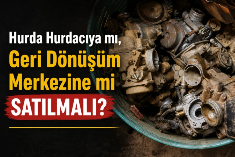 Hurda satışında hurdacı ile geri dönüşüm merkezi arasındaki farklar ve metal hurda satışı
