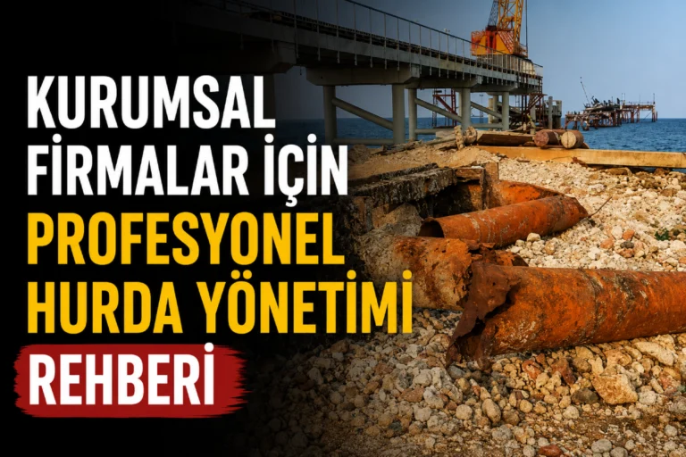 Kurumsal firmalar için profesyonel hurda yönetimi ve endüstriyel hurda geri dönüşüm süreci