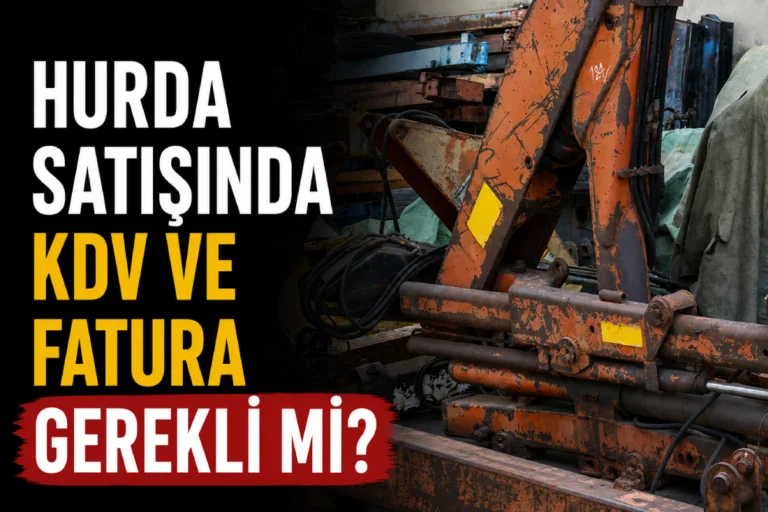 Hurda satışında KDV ve fatura gerekli mi? Hurda satışında vergilendirme ve fatura işlemleri
